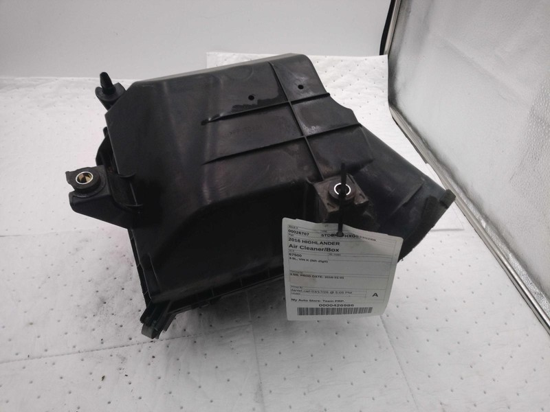 2016 Toyota Highlander OEM Air Cleaner Assembly 3.5L Grey 99K Miles