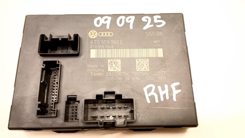 10-17 AUDI 8T A5 S5 RS5 FRONT PASSENGER RIGHT SEAT CONTROL MODULE OEM 090925