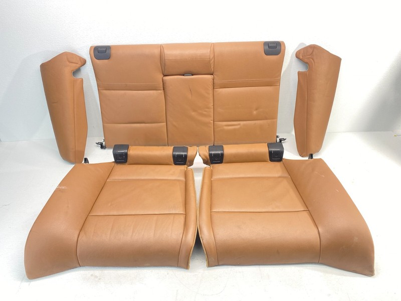 07-13 BMW E93 3 Series Convertible Rear Brown Upper Lower Seat Cushion Set! OEM✅