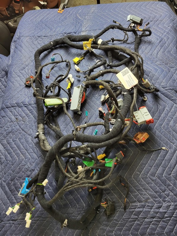 Used Oem Maserati Dashboard Instrument Panel Wiring Harness 2017 Quattroporte