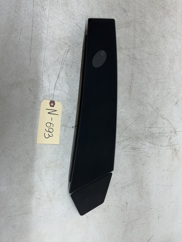 17-23 Tesla Model 3 LH Exterior B Pillar Glass Trim W/Camera 1100437-00 693 B57