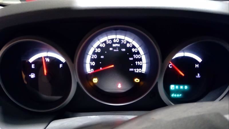 Speedometer Cluster White Numbered Gauges 120 MPH Fits 09 CARAVAN 3160088