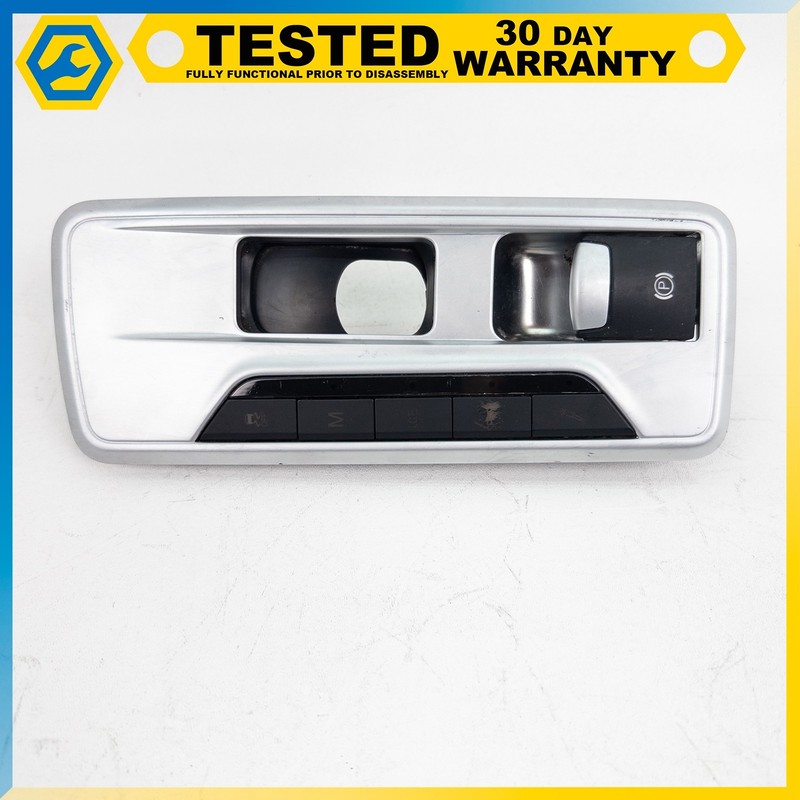 14-24 MASERATI GHIBLI CONSOLE SHIFT SWITCH PANEL W/ PARKING SWITCH OEM