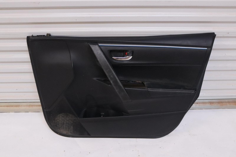 2014-2016 TOYOTA COROLLA FRONT RIGHT PASSENGER DOOR PANEL TRIM COVER BLACK OEM