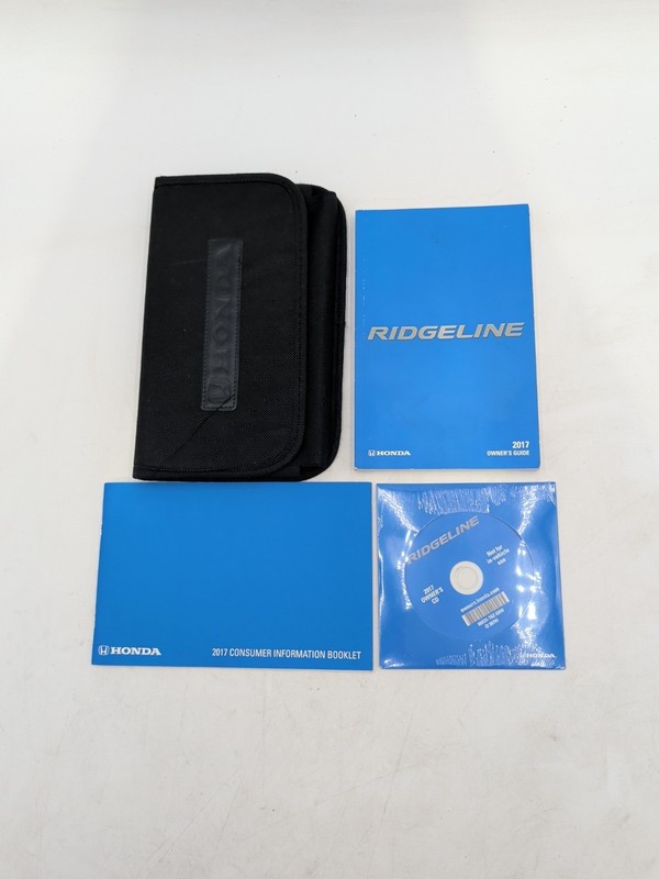 2017 HONDA RIDGELINEOwners Manual & CD 17 RT RTL-E RTL Sport Black