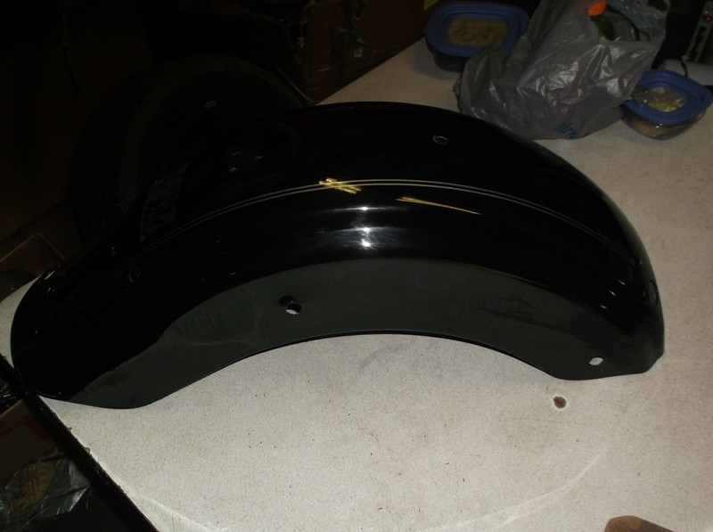 Harley Davidson 20111202 FLHRC Domestic Black Fender *FREE SHIPPING*