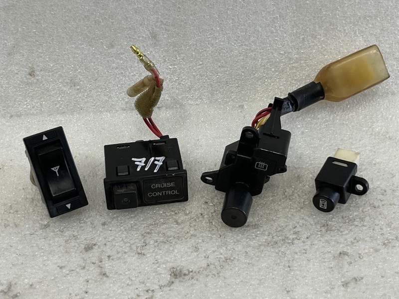 1984 1985 HONDA ACCORD SEDAN DASH SWITCHES CRUISE CONTROL DEFROST ANTENNA SET