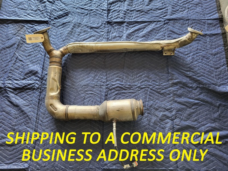 PORSCHE BOXSTER 718 2022 2.0L RWD Front Exhaust Pipe USED OEM 17-24