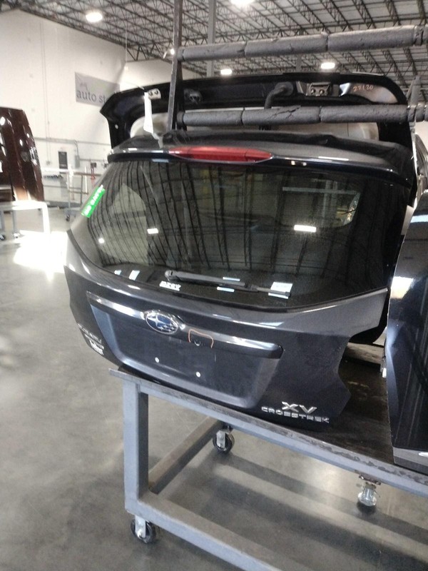 2015 Subaru XV Crosstrek OEM Grey Deck Lid Trunk Lid Used - Scratches