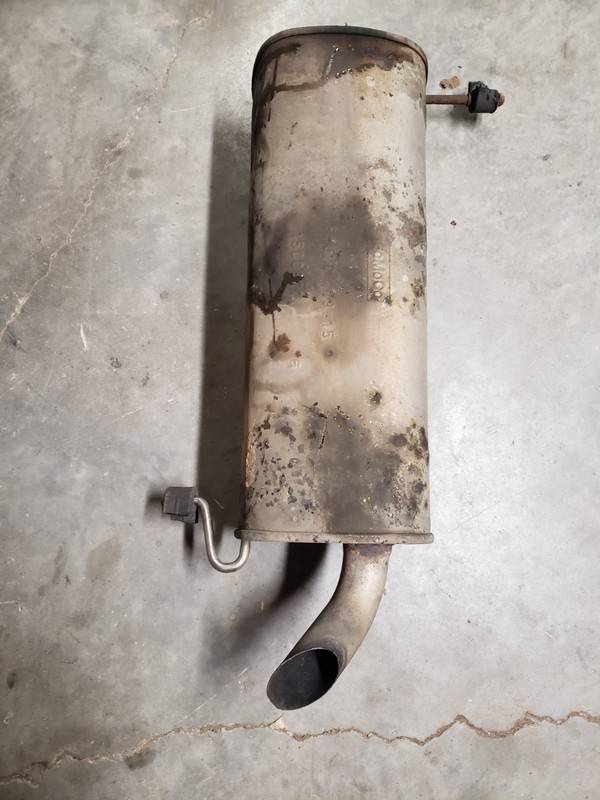 Exhaust Muffler Assembly-Natural, Sedan AP Exhaust 2011 To 2019Ford Fiesta