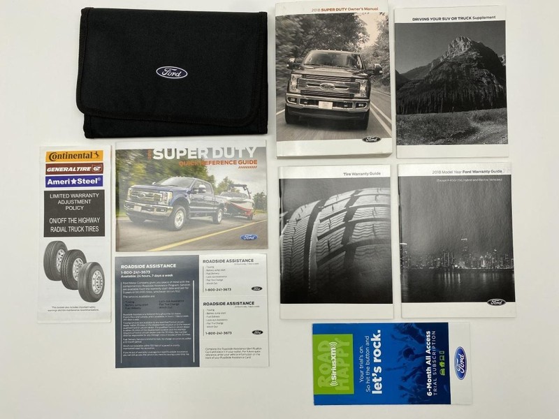 Owners Manual 2018 Ford F250 F350 Super Duty 86716