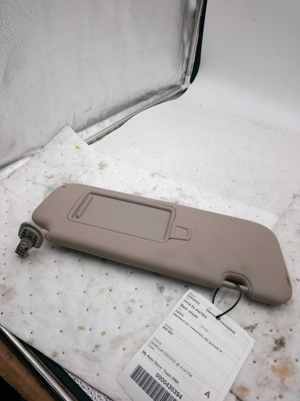 2018 Hyundai Elantra Sun Visor White Used 649211 4DR SED 78K Mileage