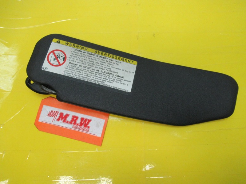 SUN VISOR SUNVISOR ROOF RIGHT PASSENGER SIDE RF R BLACK for 03 04 05 MR2 SPYDER