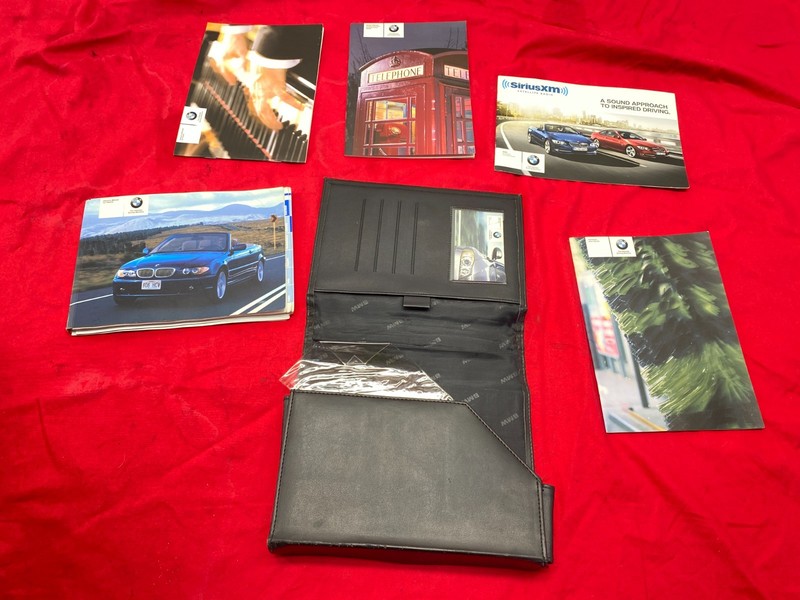 98-05 BMW E46 325 330 M3 4-Door Owners Service Manual Booklet Guide Case Set OEM