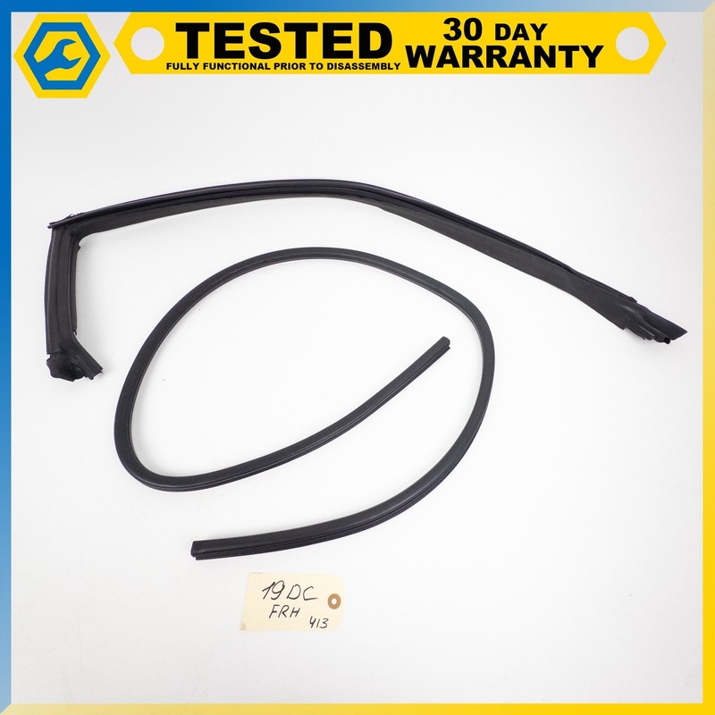15-23 DODGE CHALLENGER FRONT RIGHT SIDE DOOR & WINDOW GLASS RUBBER SEAL SET OEM