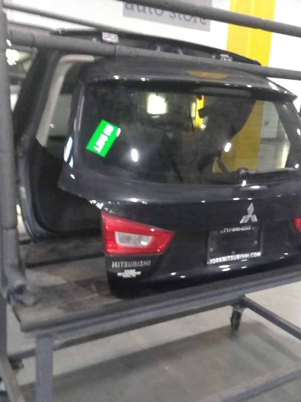 Used Deck Lid fits: 2015 Mitsubishi Outlander sport w/rear view camera w/sport s