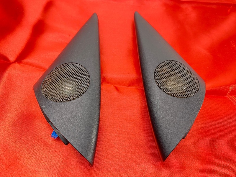 03-08 BMW E85 E86 Z4 Left & Right Door Panel Speaker Tweeter Cover Set! OEM✅