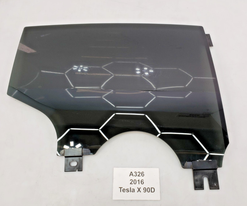 ✅ 16-20 OEM Tesla Model X Rear Right Passenger Door Window Glass Tint