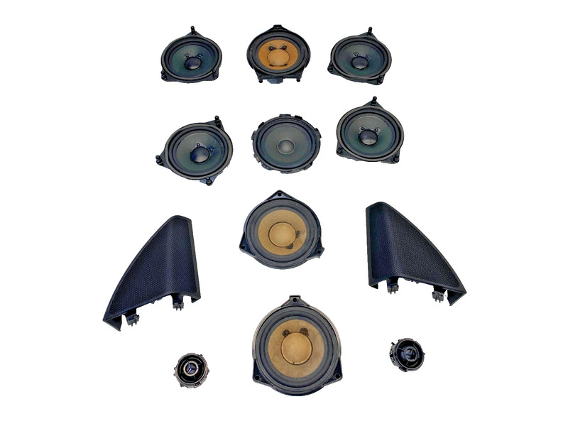 15-18 MERCEDES C300 W205 DOOR & DASHBOARD AUDIO SPEAKER TWEETER SET OEM #A0.67