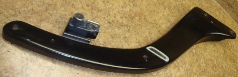 2002 Yamaha XVS650 XVS 650 A V Star Left Rear Black Fender Cover Rail Guard Bar