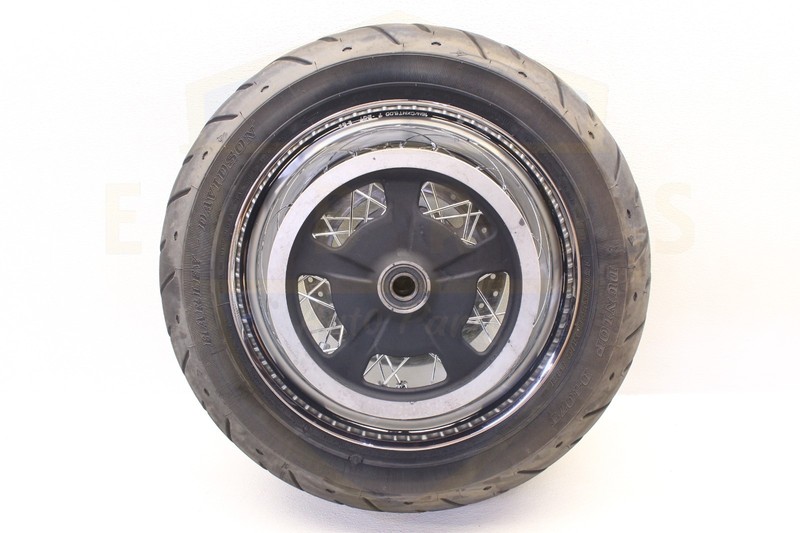 2010 HARLEY-DAVIDSON TOURING FLHTCU REAR WHEEL TIRE SMOOTH LACED 63MM 44606-09A