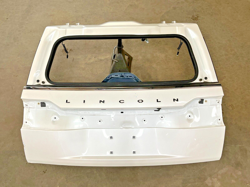 ⭐2018-2021 LINCOLN NAVIGATOR REAR TRUNK LIFTGATE LID SHELL WHITE OEM LOT2557
