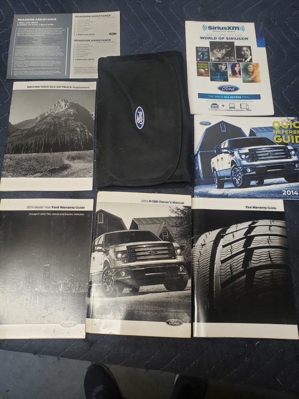 2014 FORD F-150 OWNERS MANUAL OPERATORS USER GUIDE V6 V8 4WD 2WD