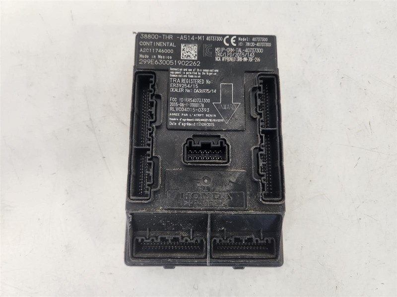 2018-2020 Honda Odyssey Body Control Module Computer Bcm 38800-Thr-A51