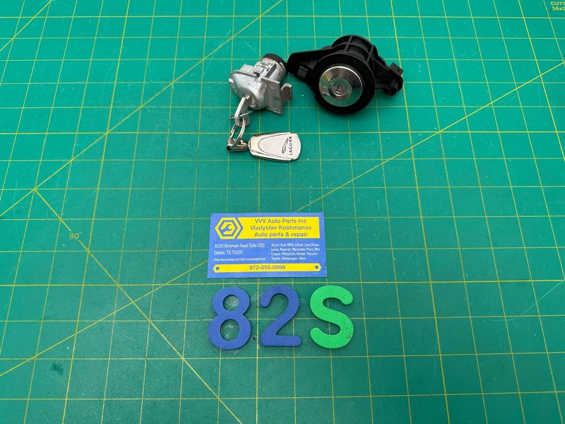 09-12 JAGUAR XF X250 DRIVER DOOR & TRUNK LID LOCK CYLINDERS W/ KEY OEM