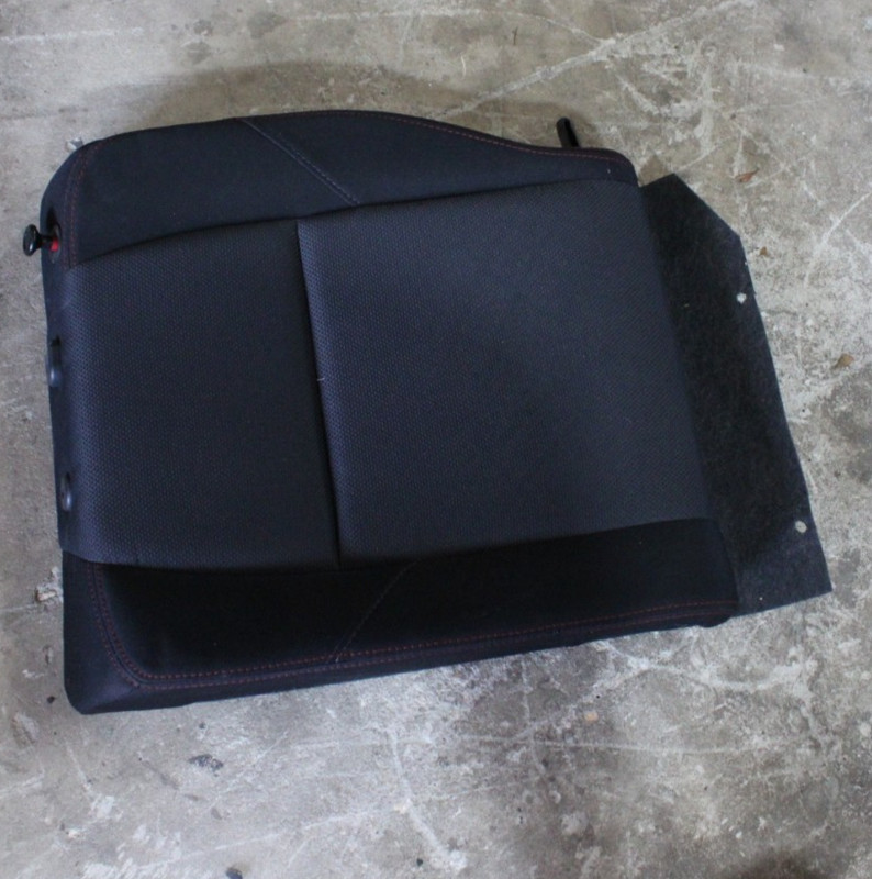 2015 - 2021 SUBARU WRX REAR LEFT SIDE SEAT UPPER CUSHION COVER OEM BLACK_CBCC30