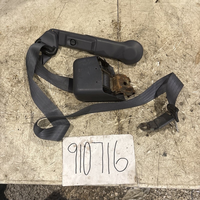 1999 - 2004 Ford F250 F350 Exc Cab Passenger Side Front Seat Belt. Gray. OEM