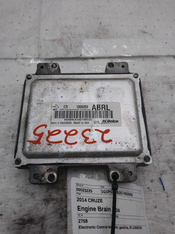 2014 Chevrolet Cruze Engine Control Module ECM OEM 12670036 145K Miles