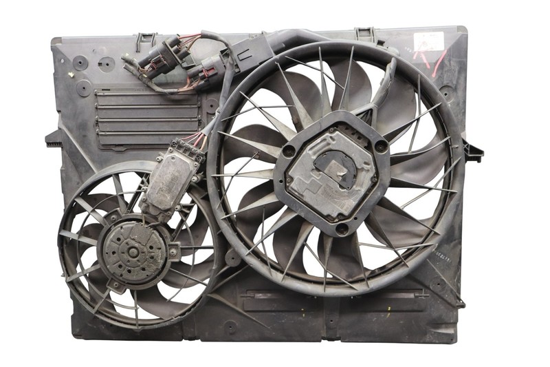 07-15 Audi Q7 Engine Radiator Electric Cooling Fan Motor Assembly 7L0121203J Oem