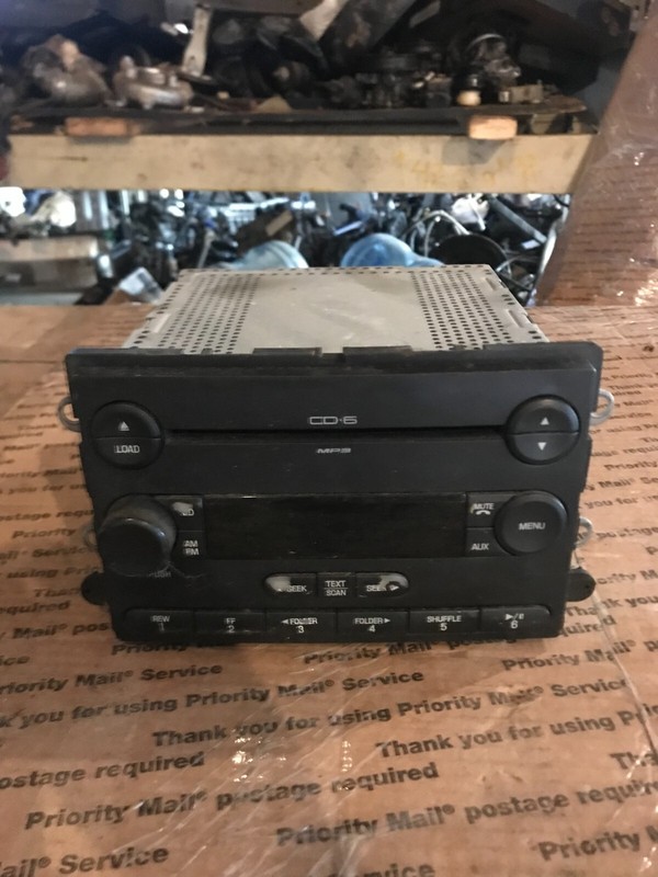 MS-U44 2007 Ford Edge Radio Receiver AM FM 6 CD MP3 Player ID 7T4T-18C815-JA