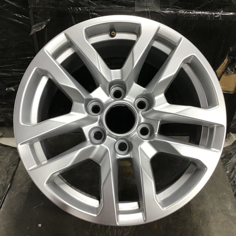 2019-2024 Silverado Suburban Tahoe 5912 Wheel 18x8.5 Rim Silver Painted 23376217