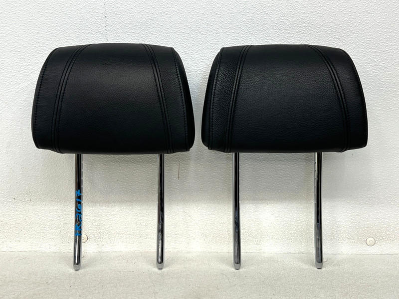 ⭐2008-2013 BMW 3-SERIES FRONT LEFT & RIGHT SEAT HEADREST BLACK OEM LOT2617