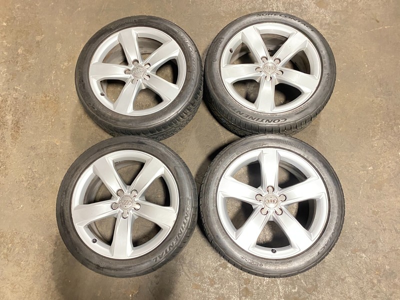 ⭐2012-2015 AUDI A6 S6 18" WHEEL RIM TIRE 5 SPOKE 8X18 SET OEM LOT2371