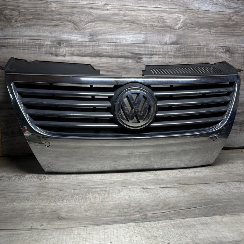 06 07 08 09 10 VOLKSWAGEN PASSAT CHROME GRILLE GRILL W/ PARK ASSIST SENSOR SDN