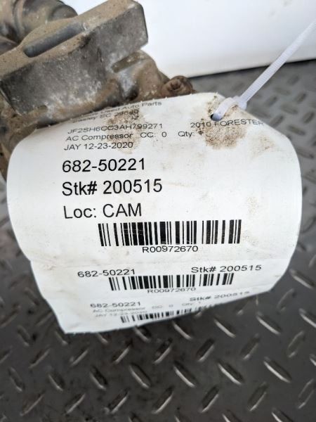 AC Compressor Turbo Fits 08-14 IMPREZA 972670