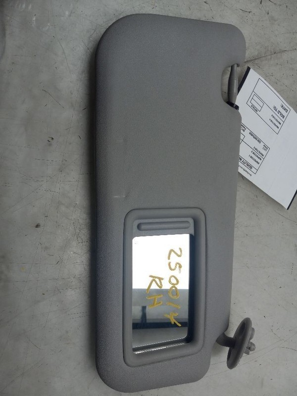Passenger Sun Visor Prius C VIN B3 7th And 8th Digit Fits 16-19 PRIUS