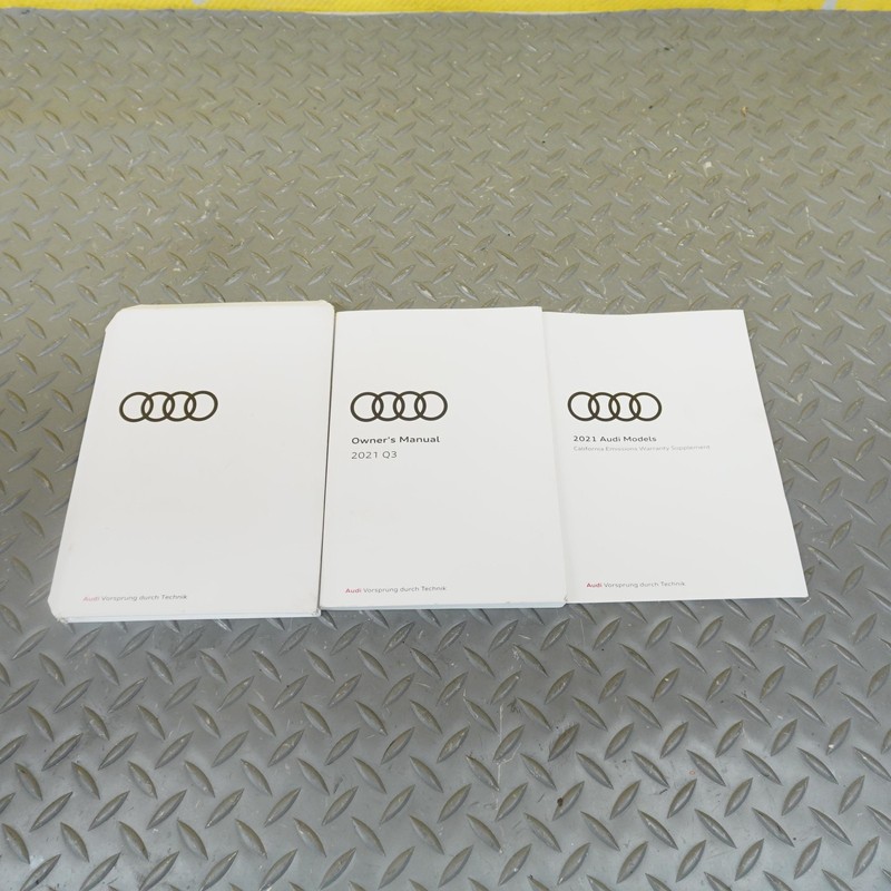 2021 AUDI Q3 S-LINE OWNER'S MANUAL Q 3 COMPLETE FACTORY SET OEM