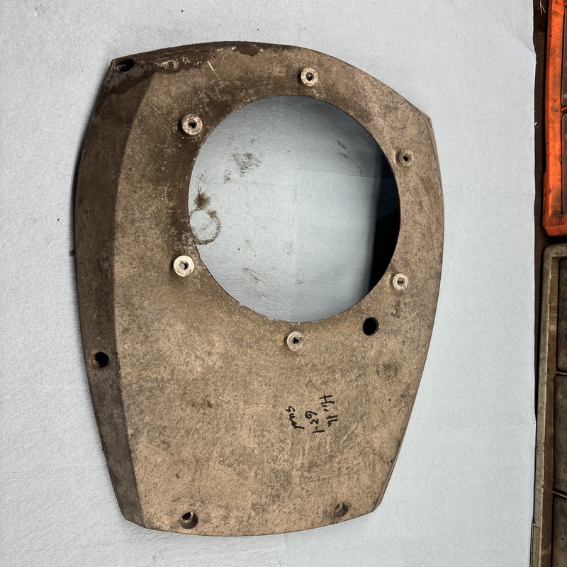 Vintage Snowmobile Hirth 634 Motor Engine Side Cover Recoil Mount Good