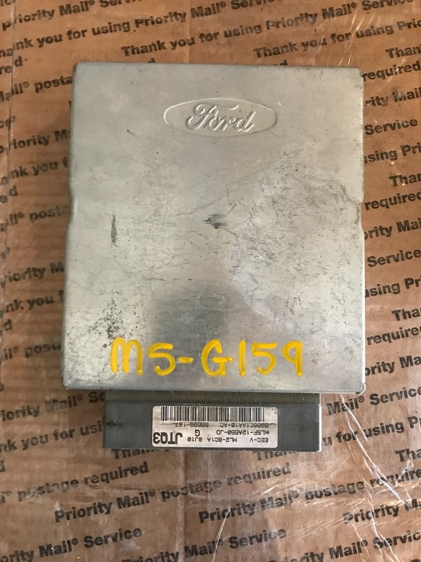 MS-G159 1999 Ford Ranger 3.0 liter engine computer XL5F-12A650-JD