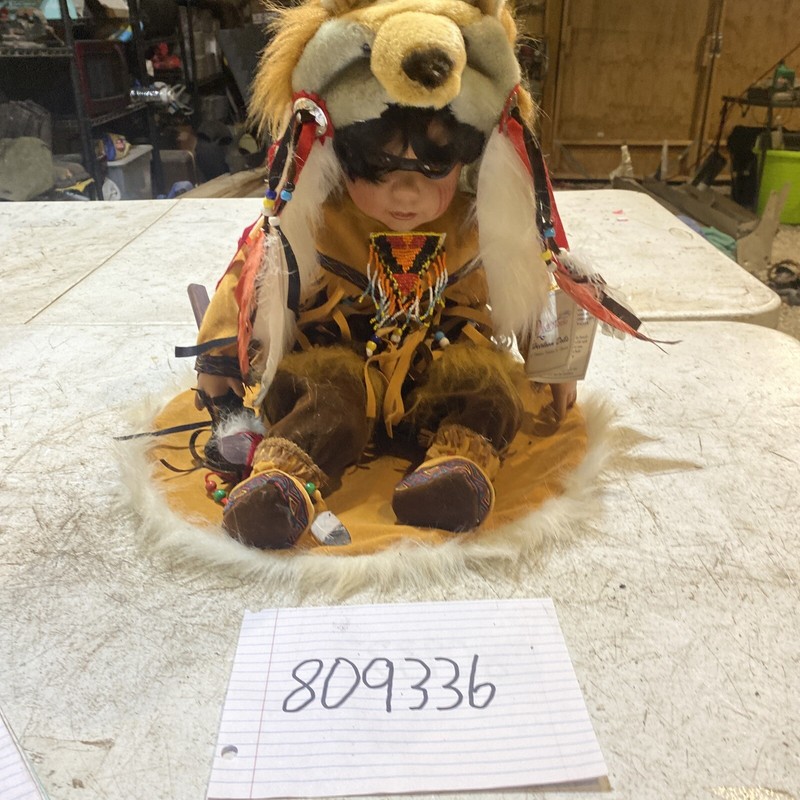 Duck House Heirloom Dolls Native American Indian #/5000RARE!