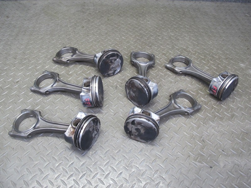 17-23 PORSCHE PANAMERA 971 2.9L ENGINE PISTON CONNECTINGROD SET OF 6 43k MILES
