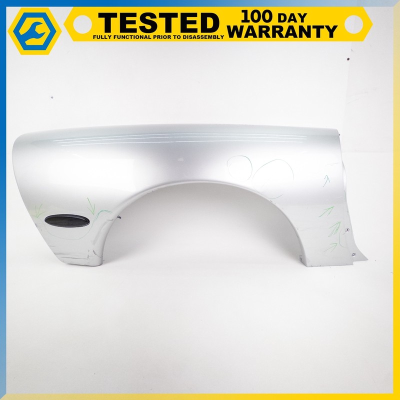 97-04 CHEVROLET CORVETTE C5 REAR RIGHT PASSENGER OUTER QUARTER PANEL SILVER OEM