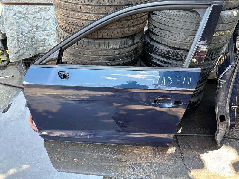 15-20 Audi A3 S3 Sedan FRONT LEFT DRIVER SIDE DOOR SHELL Blue B9B9 OEM