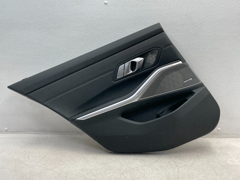 21 22 23 24 BMW M3 G80 Rear Left Driver Interior Door Cover Panel Black 1614 OEM