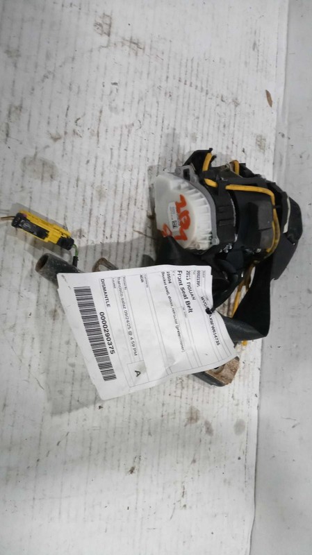 2015 Volkswagen Tiguan OEM Used Silver Seat Belt 5N1857705GRAA 140K Miles