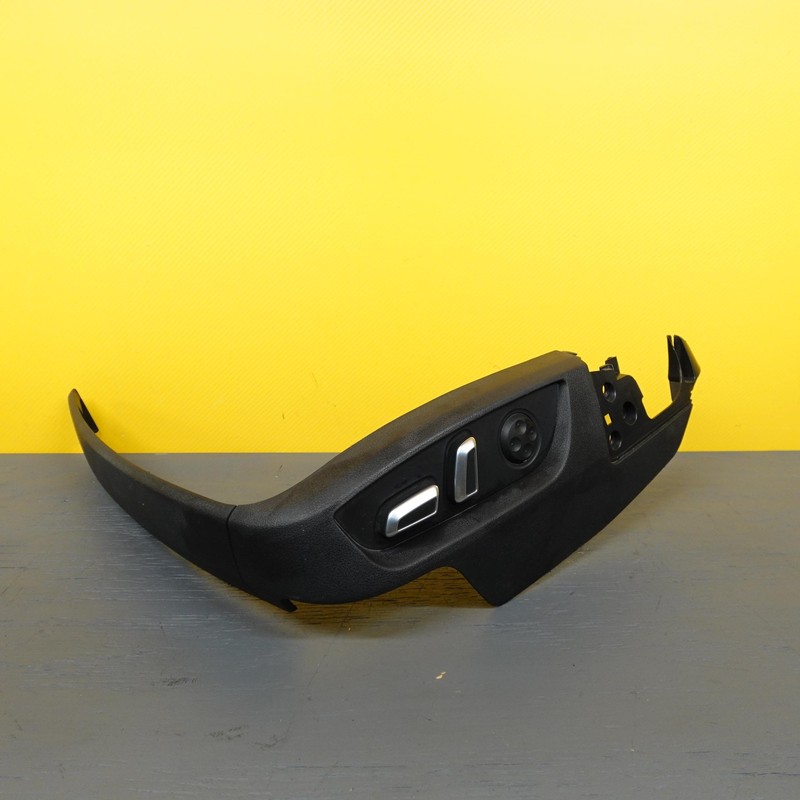 2007-2015 AUDI Q7 Front Left Driver Side Outer Seat Switch W/ Trim Panel Cover